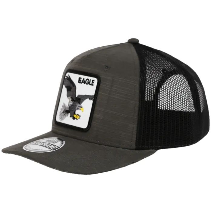 Кепка coFEE Five Panels Snap Eagle темно-сіра Фото