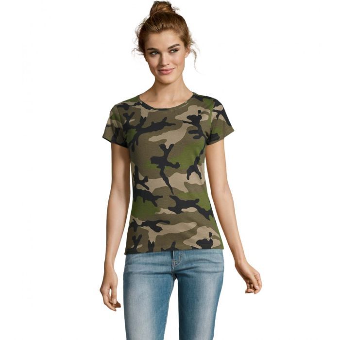 Футболка Sol's Camo women камо XL Фото