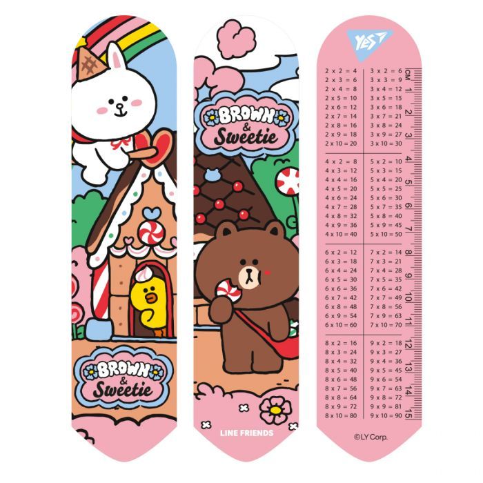 Закладки для книг Yes 2D Line Friends heroes Фото