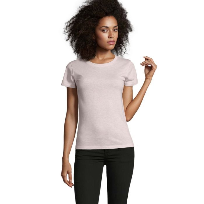 Футболка Sol's Regent Fit Women рожевий меланж M Фото