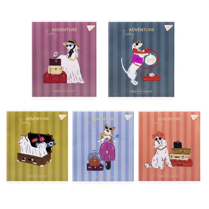 Тетрадь Yes Exquisite doggy А5 24 аркушів клітинка Фото