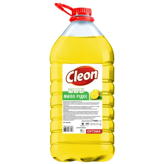 Жидкое мыло Cleon Лимон 5 л Фото