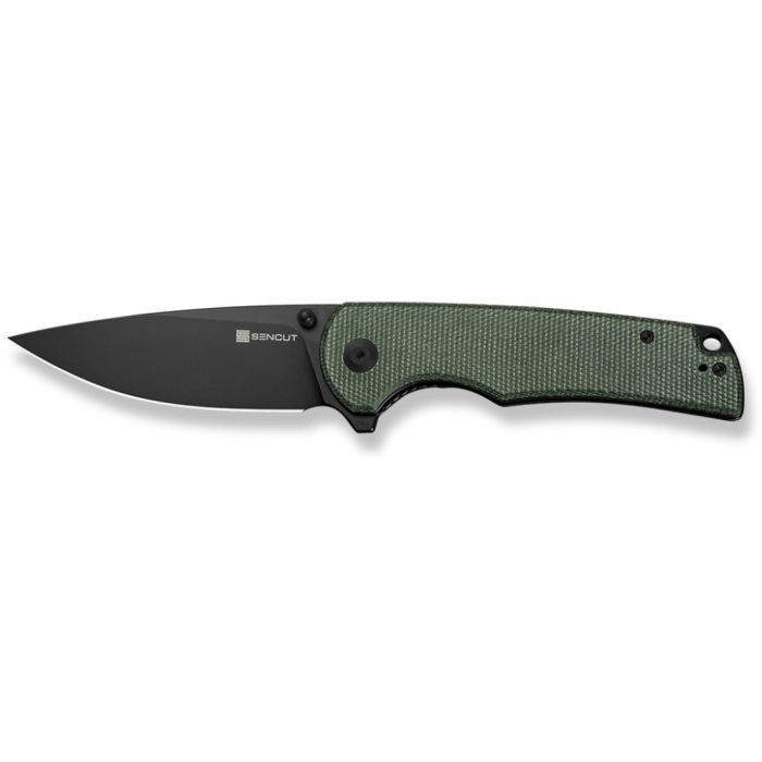 Нож Sencut Praktisk, Green Micarta, Darkwash Фото
