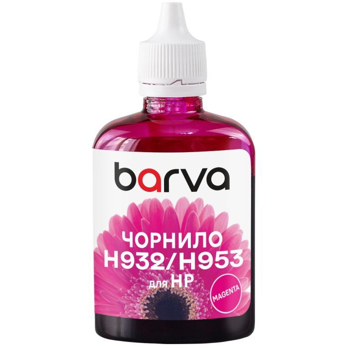 Чернила Barva HP 933/951/953 100ml, magenta , pigment Фото
