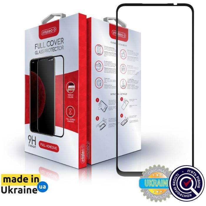 Стекло защитное Intaleo Full Glue MOTO G24/G34 Black Фото