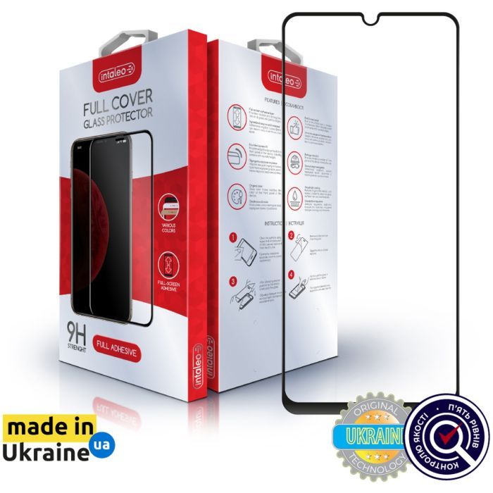 Стекло защитное Intaleo Full Glue RealMe C53 Black Фото