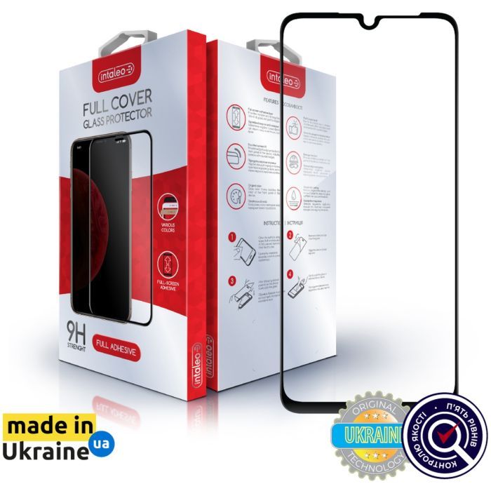 Стекло защитное Intaleo Full Glue Samsung A05 Black Фото