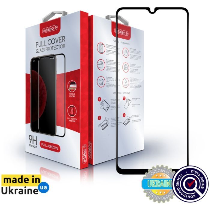 Стекло защитное Intaleo Full Glue Xiaomi Redmi A3 Black Фото