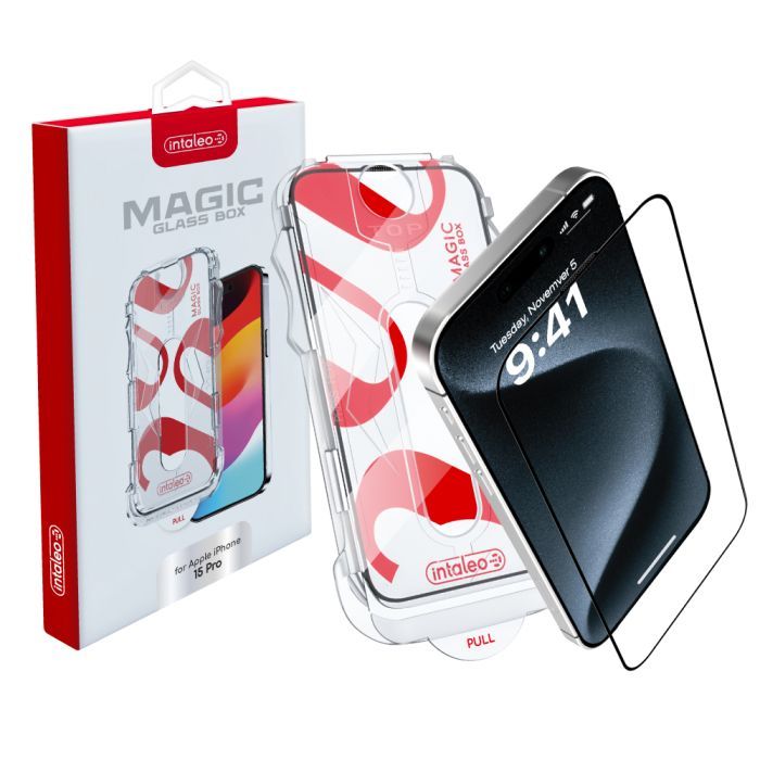 Стекло защитное Intaleo MagicBox Apple iPhone 15 PRO Фото