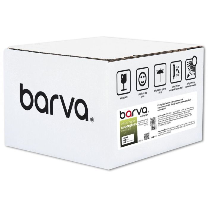 Фотобумага Barva 10x15, 260 g/m2, Everyday, superglossy, 500c Фото