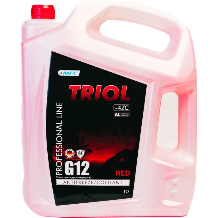 Антифриз МФК TRIOL Professional Red G12 (-42С) 10кг Фото