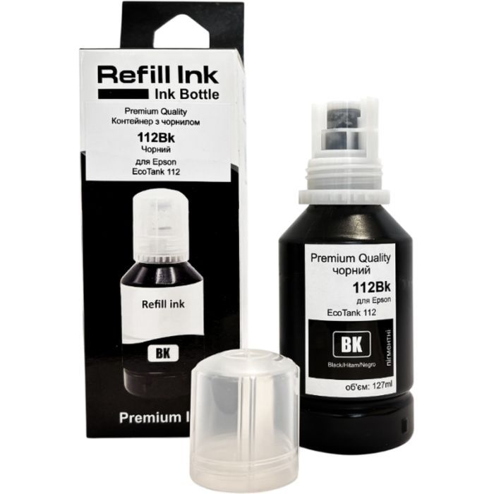 Чернила Premium Quality Epson 112Bk 127мл Black Фото