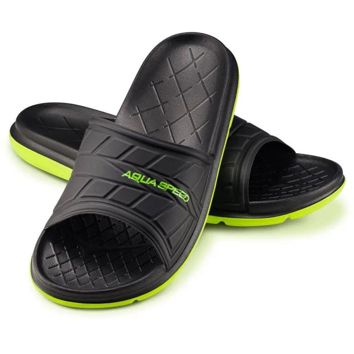 Шлепанцы Aqua Speed Aspen 534-07 чорний, жовтий 36 Фото