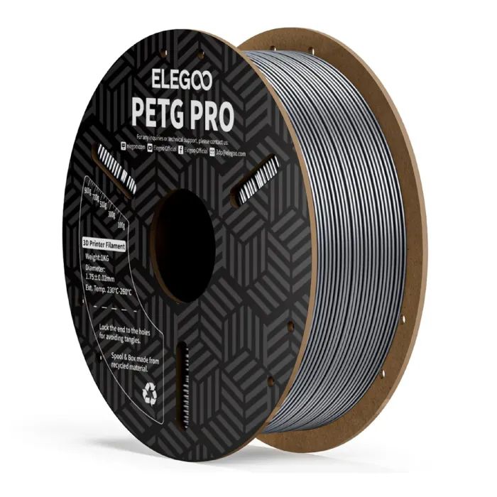 Пластик для 3D-принтера ELEGOO PETG PRO 1кг, 1.75мм, silver Фото