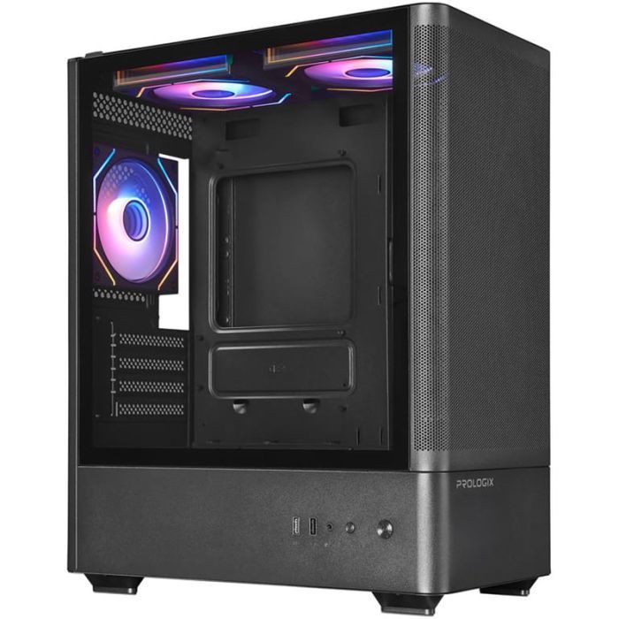 Корпус для ПК Prologix Lumi GM-01MAB Mesh Black Фото