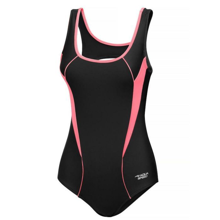 Купальник Aqua Speed Kate 413-34 чорний, помаранчевий 42 Фото