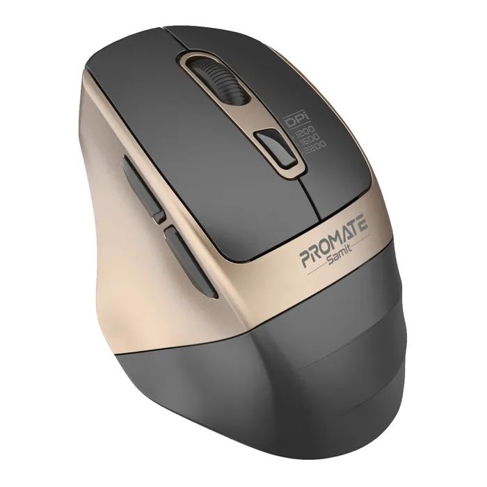 Мышка Promate Samit Wireless Gold Фото