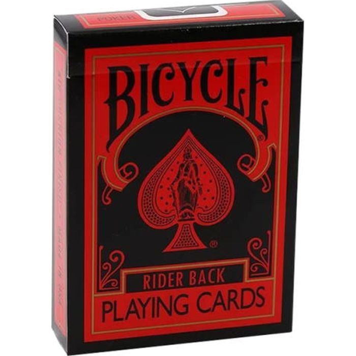Карты игральные Bicycle Reverse (Red & Black) Фото