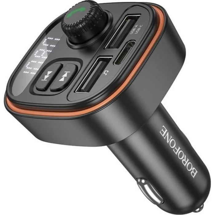 FM модулятор BOROFONE BC59, Black, Box Фото