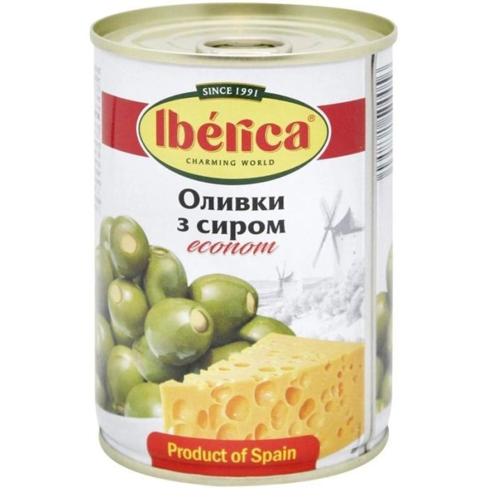 Овощная консервация Iberica Оливки фаршированные сыром 280 г Фото