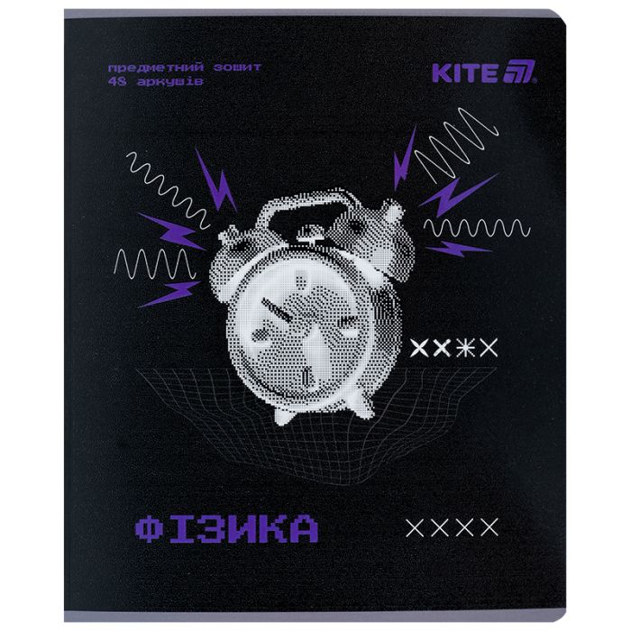 Тетрадь Kite предметний Techno 48 аркуші, клітинка, фізика Фото