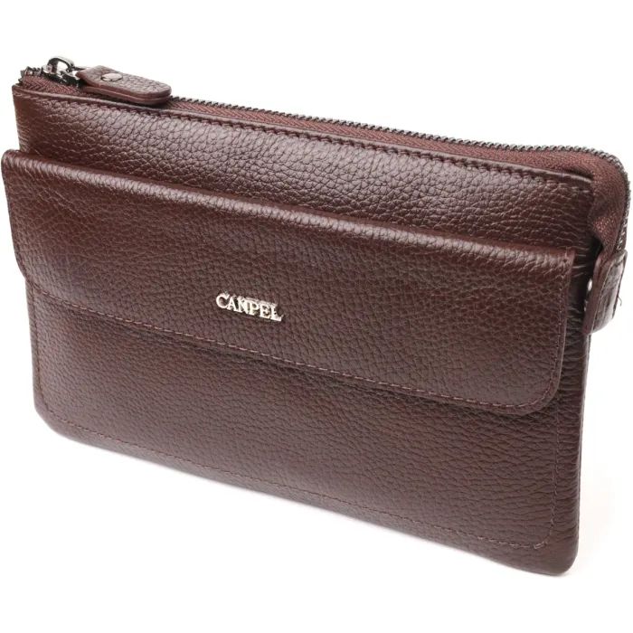 Сумка Canpellini Из натуральной кожи Коричневая Фото