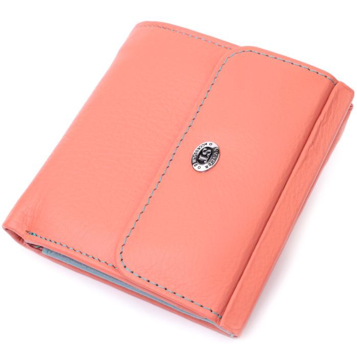 Кошелек ST Leather Из натуральной кожи Оранжевый Фото