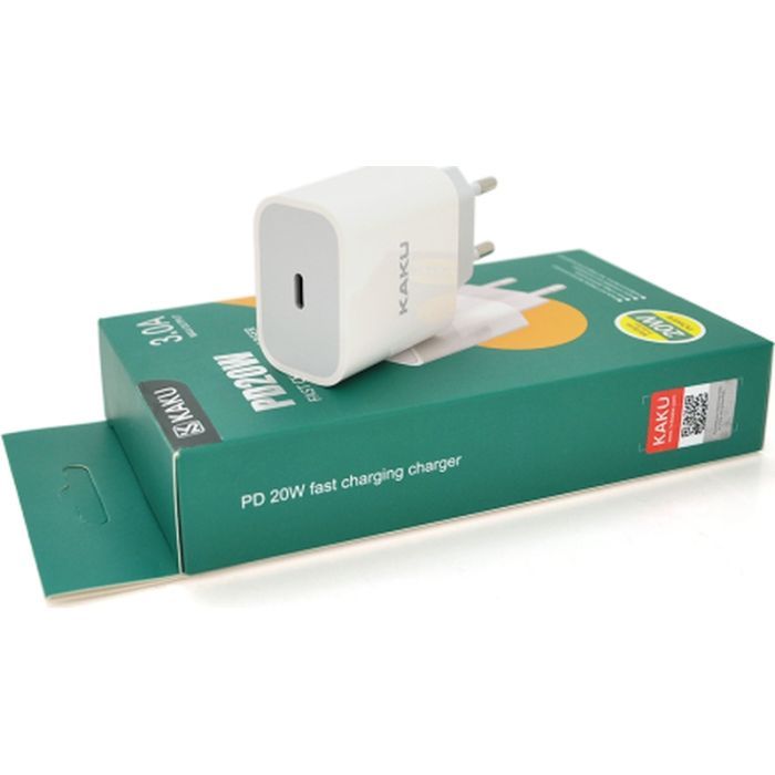 Зарядное устройство KAKUSIGA USB-C PD20W white Фото
