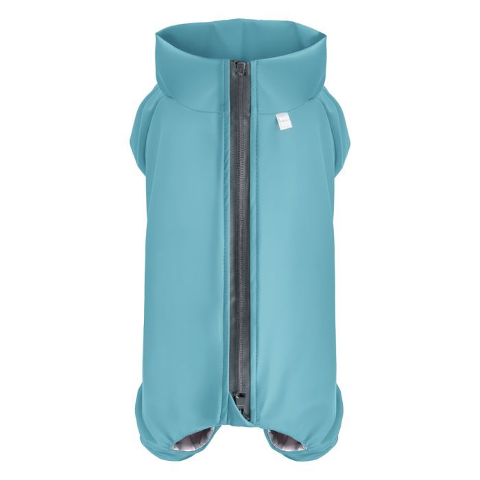 Дождевик для животных WAUDOG Clothes водонепроницаемый L50 голубой Фото