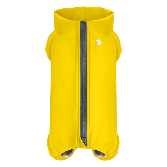 Дождевик для животных WAUDOG Clothes водонепроницаемый XS30 желтый Фото