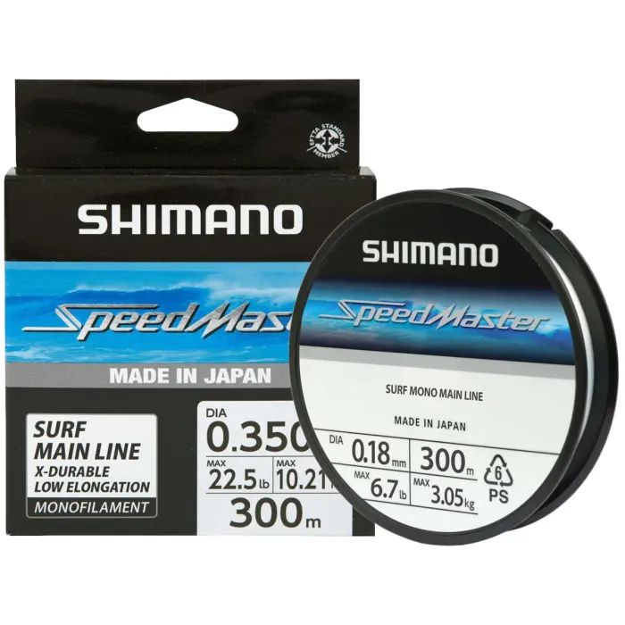 Леска Shimano Speedmaster Surf Mono 300m 0.28mm 6.81kg Фото