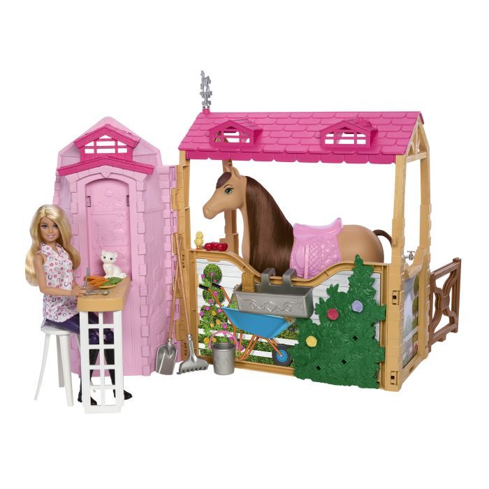 Кукла Barbie Чудова стайня для конячки Фото