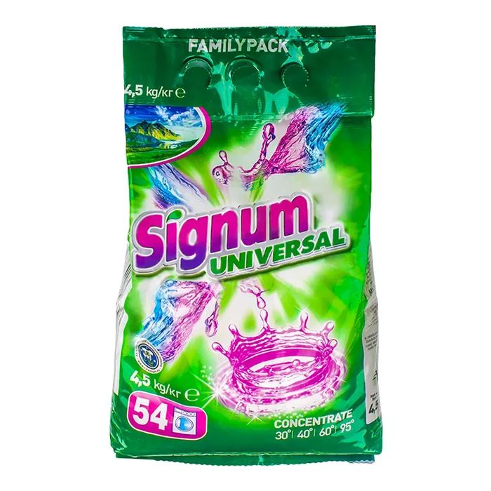 Стиральный порошок Signum Universal 4.5 кг Фото