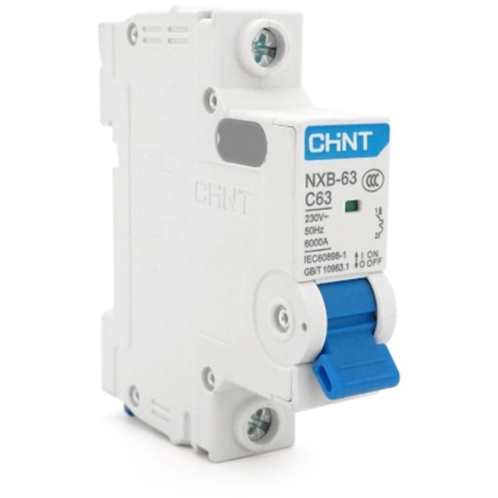 Автоматический выключатель CHINT NXB-63-1P-C63 Фото
