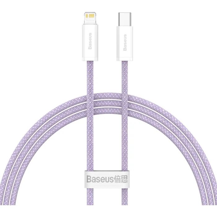 Дата кабель Baseus USB-C to Lightning 2.0m 20W purple Фото