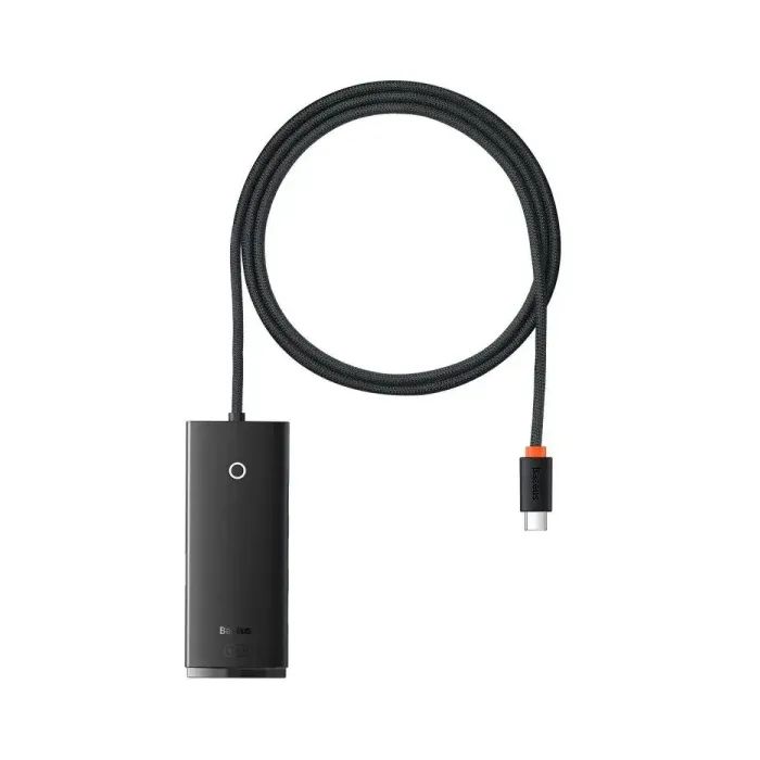 Концентратор Baseus USB-C to 4xUSB 3.0 1.0m black Фото