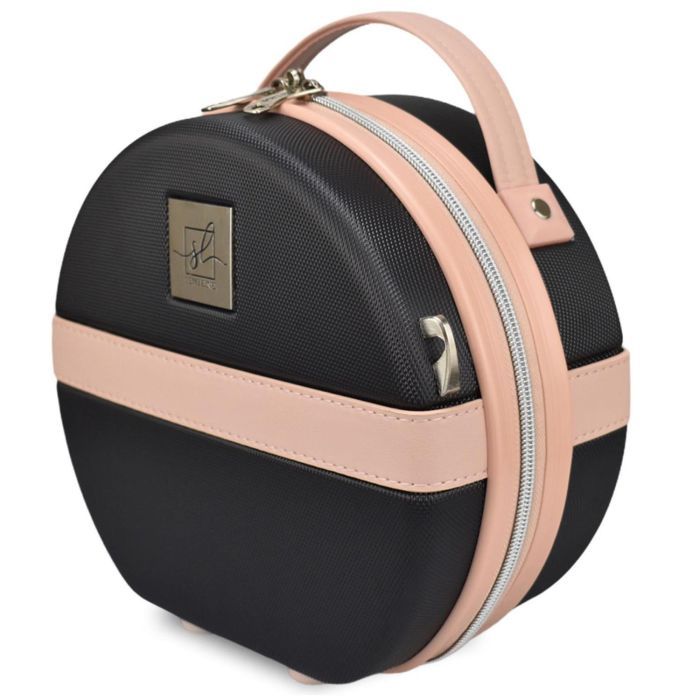 Косметичка Semi Line Бьюти-кейс 5L Black/Pink Cream Фото