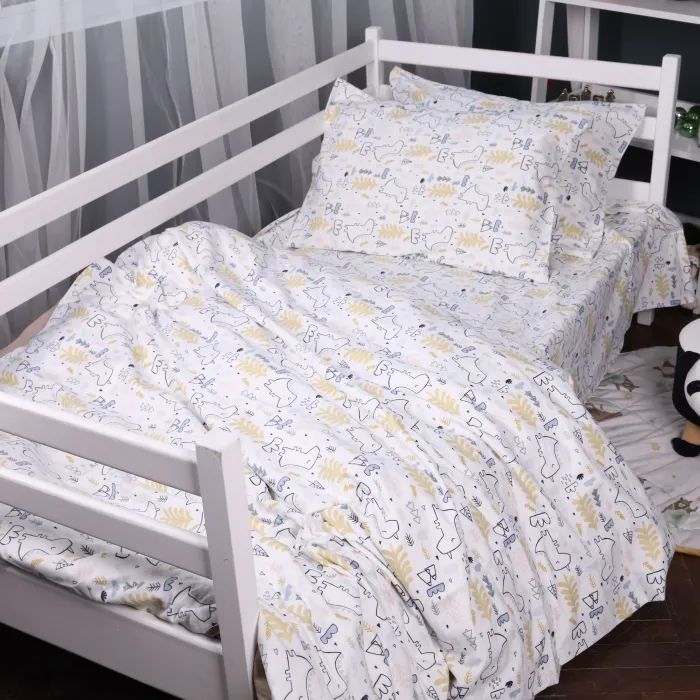 Постельное белье MirSon 011 Dino Фланель 200x220 Евро Фото