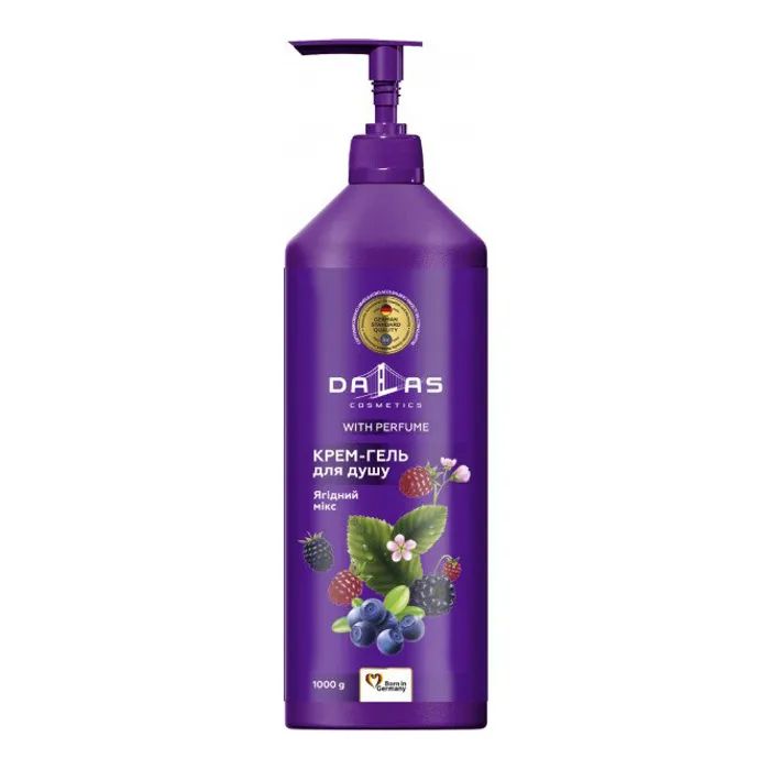 Гель для душа Dalas Cosmetics Ягодный микс 1000 г Фото