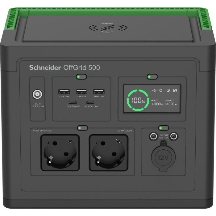 Зарядная станция Schneider Electric 500, 517Wh Фото