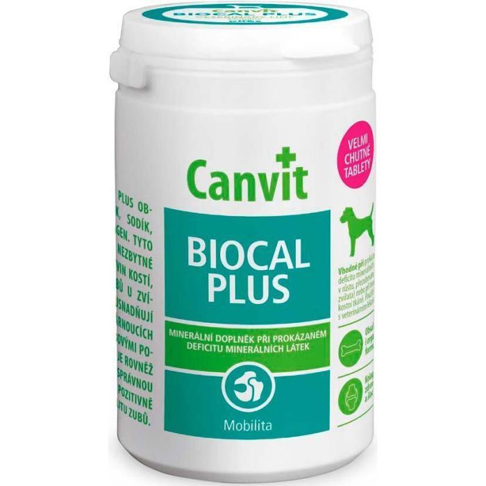 Витамины для собак Canvit Biocal Plus 230 г Фото