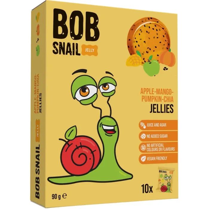 Мармелад Bob Snail Манго, тыква, чиа 90 г Фото