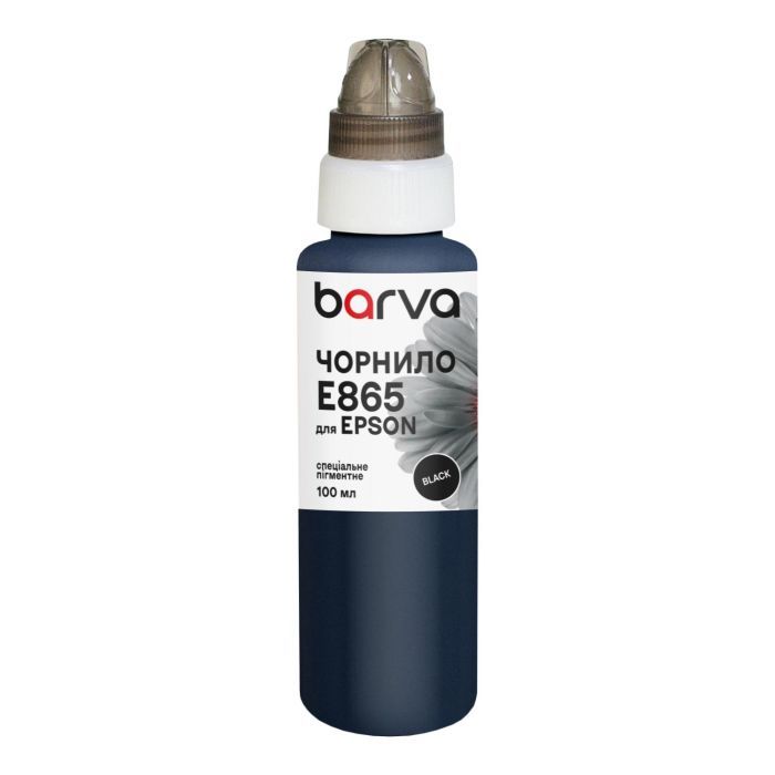 Чернила Barva Epson T8651/T9641, 100 мл, pigmented, black Фото