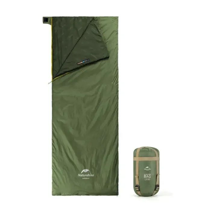 Спальный мешок Naturehike LW180 Mini NH21MSD04, правий, XL, темно-зелений Фото