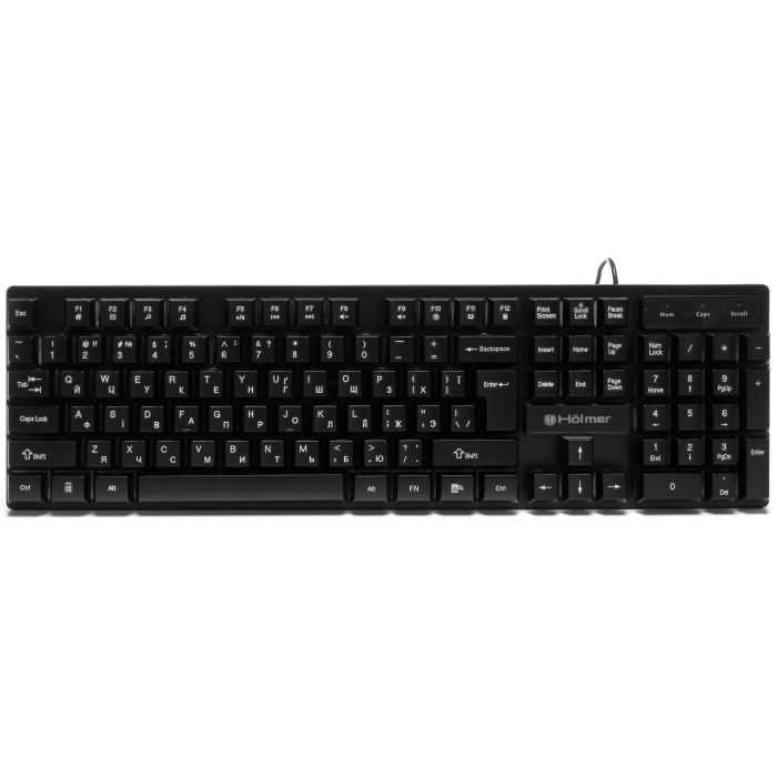 Клавиатура Hölmer K-01GS RGB Backlight USB UA Black Фото
