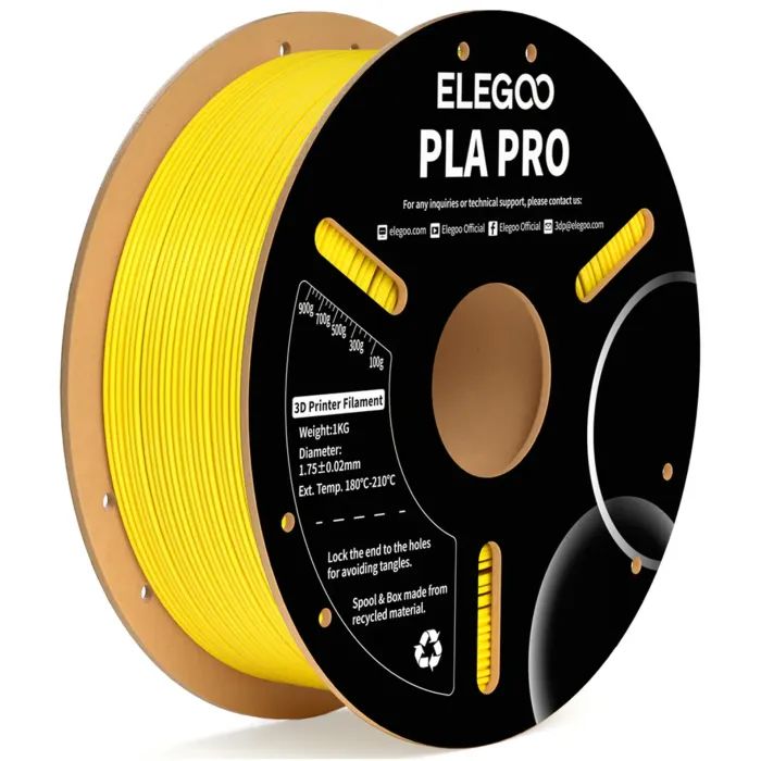 Пластик для 3D-принтера ELEGOO PLA PRO 1кг, 1.75мм, yellow Фото