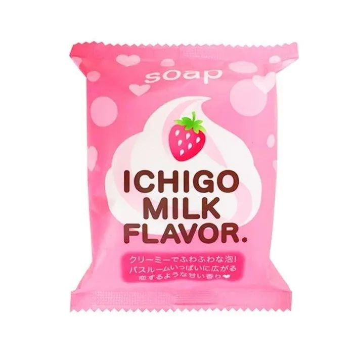 Твердое мыло Pelican Petit Strawberry Milk 80 г Фото