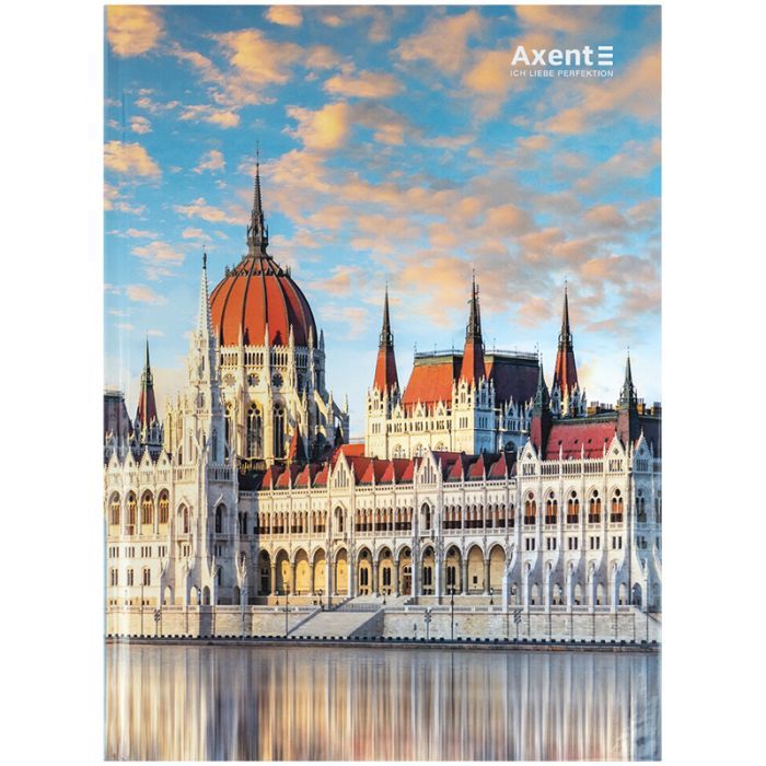 Книга записная Axent A4 City, Budapest, 96 листов клетка Фото