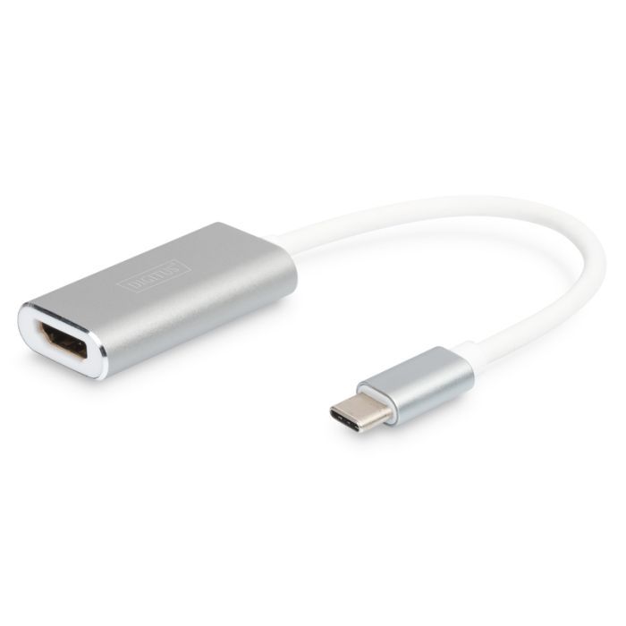 Переходник Digitus USB-C to HDMI F 0.2m UHD 4K Фото