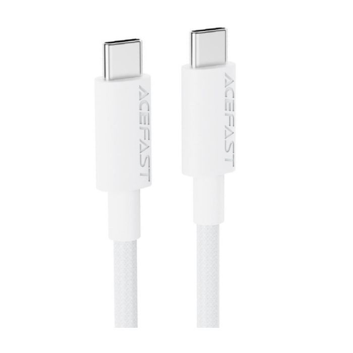 Дата кабель Acefast USB-C to USB-C 1.2m 3A white Фото